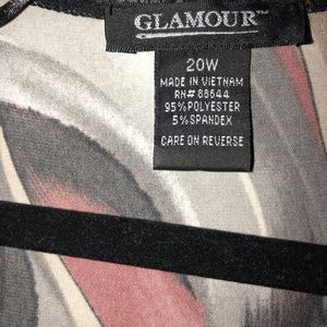 Glamour multi color dress size 20